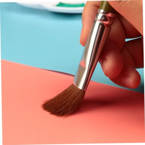 Vista 2 de Juego de pinceles para acuarela, pintura al óleo, herramientas artísticas para artistas, niños y niñas, principiantes, 12 piezas, juego de pinceles