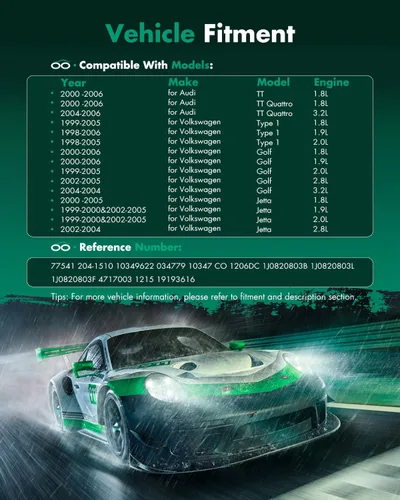 Vista 2 de SCITOO Embrague del compresor de CA para 2000-2006 apto para Audi TT para Volkswagen para Jetta 1.8L CO 1233JC