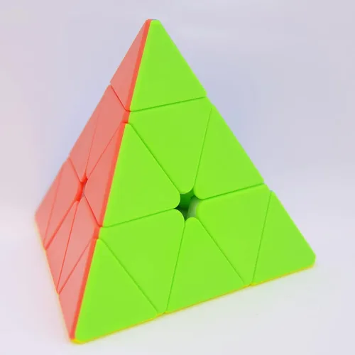 Vista 6 de Bukefuno QY Toys MS Series 3x3 pirámide de velocidad magnética, cubo sin pegatinas QY MS M Pyraminx Mofangge Speed Cube versión 2020