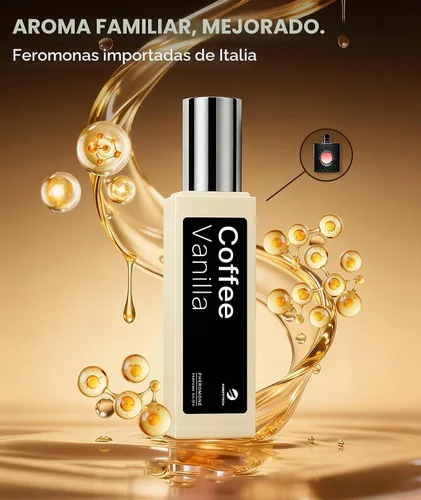 Vista 4 de Purefittech - Aceite de perfume de feromonas para mujer, fragancia enrollable de vainilla de café de larga duración, perfume de aceite esencial