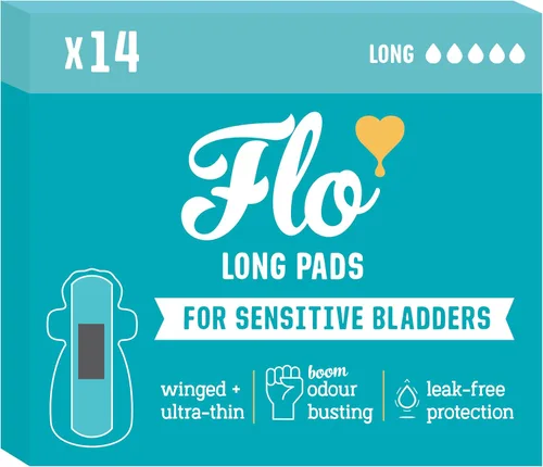 Vista 9 de glo - Almohadillas ligeras de bambú orgánico para incontinencia para vejigas y períodos sensibles, protección superior contra fugas y comodidad