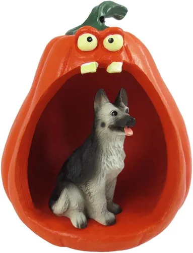Vista 136 de Conversation Concepts Figura de Corgi galés de Halloween y calabaza Welsh Corgi Pembroke