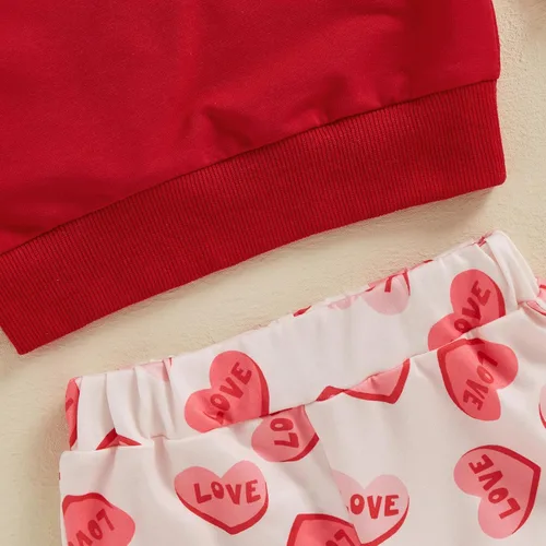 Vista 13 de Gueuusu Conjunto de ropa de manga larga para bebé niña con texto en inglés "My 1st Christmas", sudadera de manga larga con pantalones acanalados