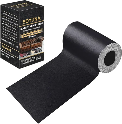 Vista 9 de Parche de reparación de cuero autoadhesivo para muebles, cinta de reparación de cuero para sofá, asiento de automóvil, silla, muebles, kit de Grano