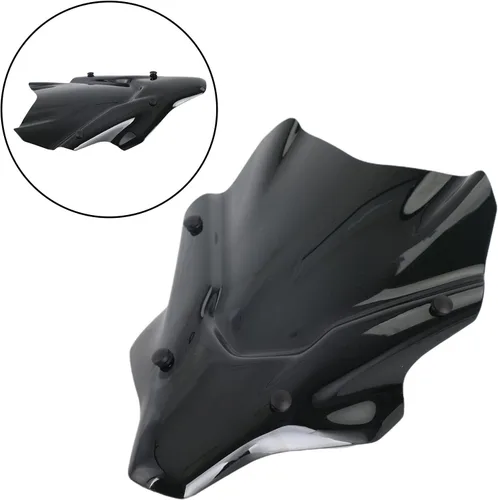 Vista 8 de Parabrisas de motocicleta para Yamaha MT-07 2021 Negro