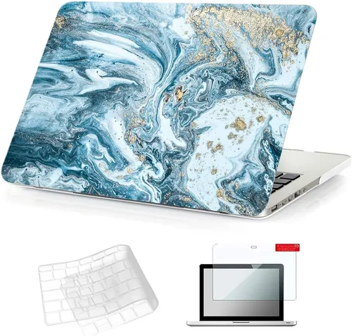 Vista 14 de Se7enline Funda compatible con MacBook Pro de 13 pulgadas A1502/A1425 2015/2014/2013/2025, diseño de moda, funda protectora rígida para laptop