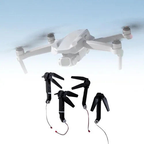 Vista 2 de B Baosity Juego de brazos de motor de dron a control remoto, accesorios profesionales ligeros con hélices, brazos de eje para E88 E99 reemplazos