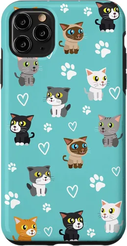 Vista 13 de Funda para iPhone 16 Cat Meow Kitten Kawaii Design Cat Mom