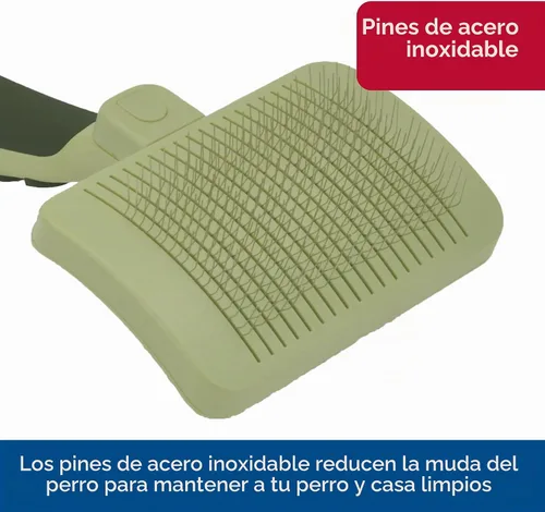 Vista 6 de Safari Cepillo protector de limpieza para perros, S, Verde