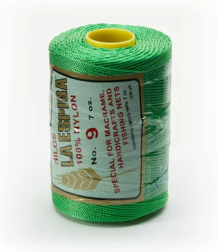 Vista 14 de N° 9 - 100% Cordón de Hilo de Nylon Omega para Tejer y Crochet - 01 Blanco