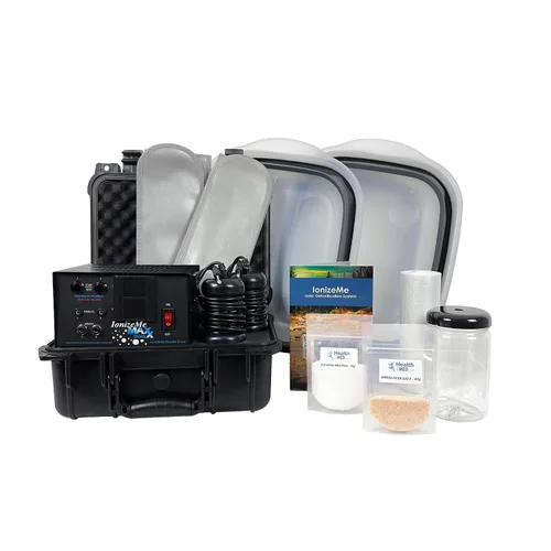 Vista 10 de HEALTHandMED IonizeMe Maxx Dual (unidad de 2 canales) – Potente equipo de desintoxicación casera de 20 voltios para eliminación de toxinas 5 años