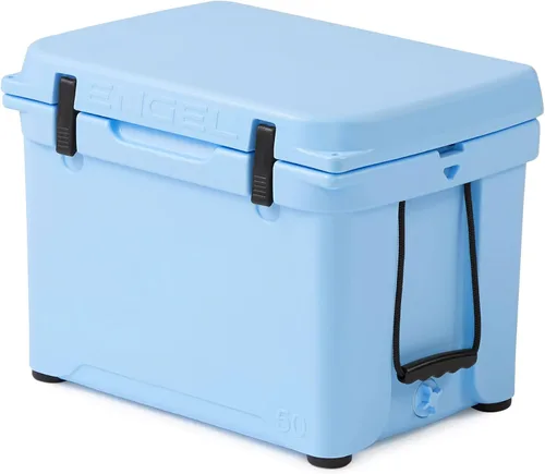Vista 8 de Engel Enfriadores ENG50 Caja de hielo moldeada rotacionalmente duradera de alto rendimiento para 60 latas para acampar, cazar y pescar Canela