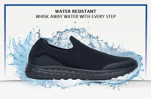 Vista 2 de Shoes for Crews Everlight - Zapatos antideslizantes para mujer, Negro