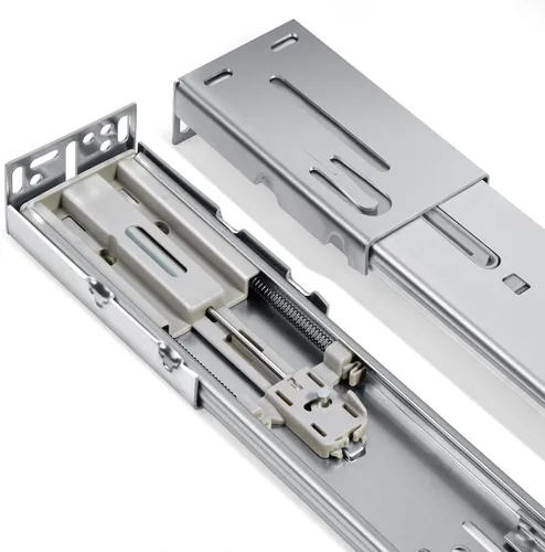 Vista 5 de Soportes de montaje para corredera de cajón, soporte deslizante de cajón Plusmart para guía de riel, piezas de repuesto de hardware para montaje