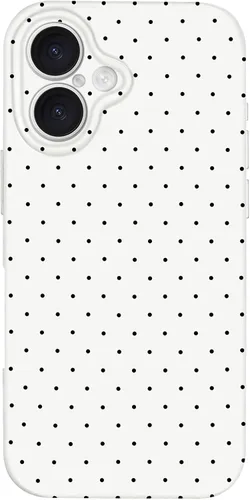 Vista 163 de Hython Funda para iPhone Air, diseño estético de lunares lindos, funda simple de 6.5 pulgadas, delgada, antiarañazos, parachoques de TPU suave, a