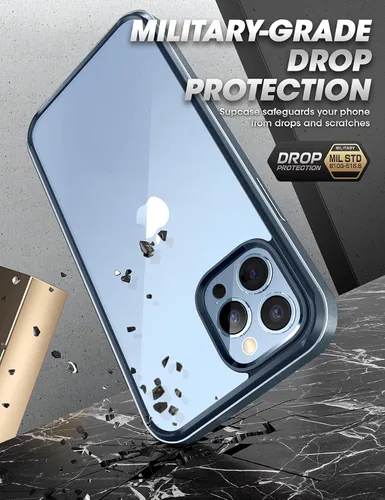 Vista 5 de SUPCASE UB - Funda Edge Pro Series para iPhone 13 Pro Max (lanzamiento 2021) de 6.7 pulgadas, funda protectora transparente de marco delgado