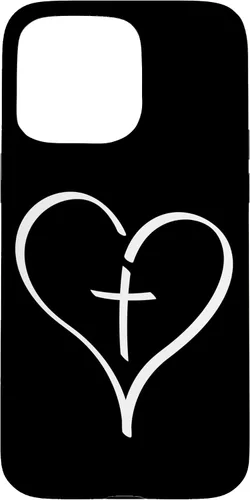Vista 31 de Blessed Christian Heart Jesus Cross Christian Catholics Cute Case for iPhone 16