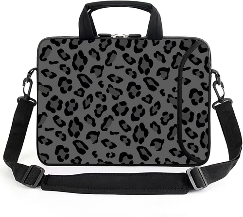 Vista 9 de AMARY Funda para portátil de 15.4" 15.6" pulgadas, estuche para chromebook, correa de hombro ajustable con asa, bolsillo para accesorios