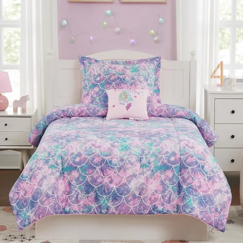Vista 33 de Kaleido Space Juego de Edredón para Niños Tamaño Twin para Niños, Juego de Ropa de Cama de Juegos de Pelota que Brilla en la Oscuridad, 1 Edredón, 1