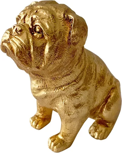 Vista 10 de Estatua de pájaro dorado, figura de animal, decoración del hogar, escultura de pájaro para estantería de escritorio de oficina en casa
