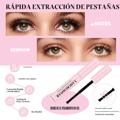 Vista 3 de Mayhug Kit de Pegamento Bond y Sellador para Racimos de Pestañas con Removedor de Pegamento para Pestañas y Pinzas de Larga Duración, Resistente al