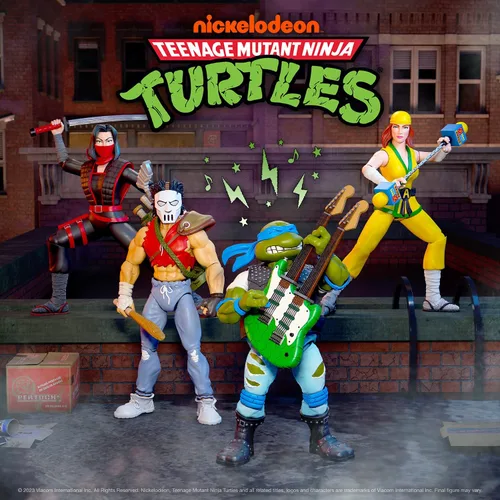 Vista 4 de Super7 ULTIMATES! Teenage Mutant Ninja Turtles Karai - Figura de acción TMNT de 7 pulgadas con accesorios, coleccionables clásicos de dibujos