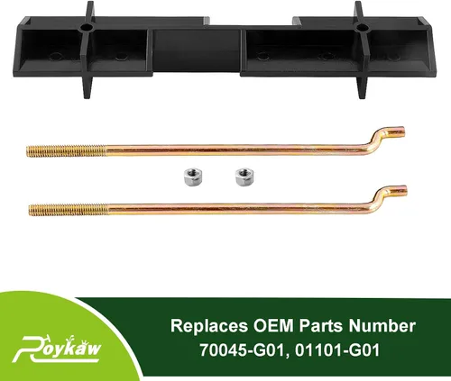 Vista 7 de Roykaw EZGO - Placa de retención de batería con kit de varillas para carrito de golf eléctrico TXT 1994 en adelante de 36 voltios, reemplaza al OEM