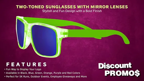 Vista 40 de DISCOUNT PROMOS Gafas de sol con lentes de espejo