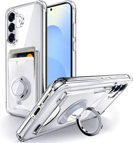 Vista 37 de Shields Up Funda para Samsung Galaxy S10, Galaxy S10, funda minimalista con tarjetero [3 tarjetas] y soporte de anillo, [protección contra caídas]