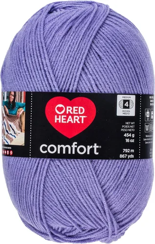 Vista 59 de RED HEART Hilo Comfort Shimmers, ópalo blanco