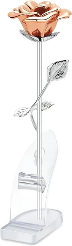 Vista 16 de Urna de cremación de flores de rosa para cenizas, humanos, adultos, mujeres, hombres, de acero inoxidable, mini urnas decorativas para cenizas