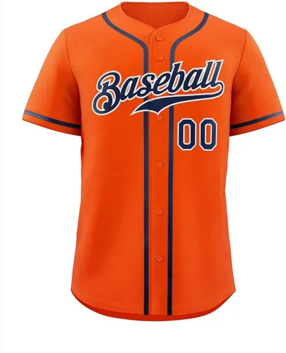 Vista 32 de Camisetas de béisbol personalizadas para hombres, mujeres, niños, camisetas con botones, personalizadas, número de nombre impreso o cosido