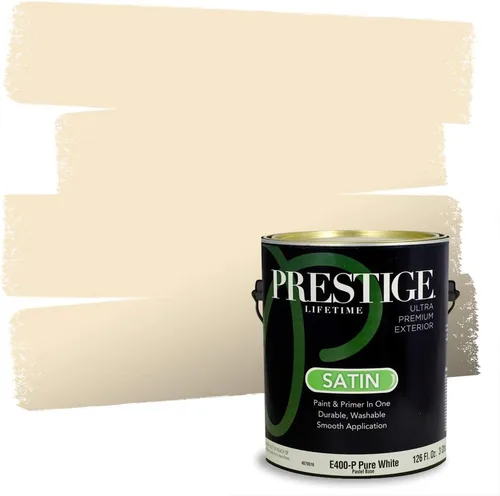 Vista 47 de PRESTIGE Pintura exterior e imprimación en uno, bronceado Aberdeen, plano, 1 galón