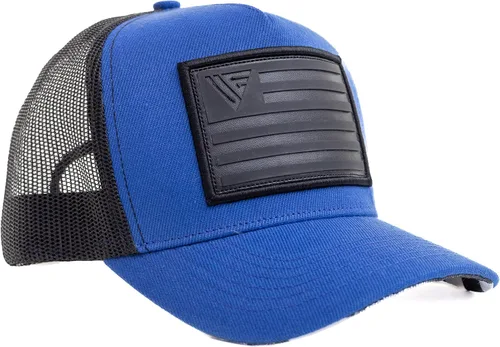 Vista 9 de Urban Effort Specialty Mens Snapback Hat - Curved Brim A Frame Adjustable Trucker Cap for Men and Women negro-pana