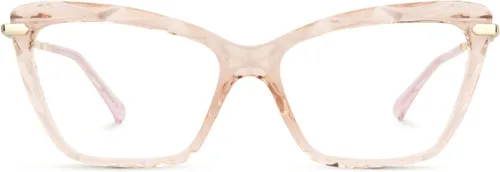 Vista 4 de Zeelool Gafas de bloqueo de luz azul ojo de gato de cristal para mujer Juliet VFP0270