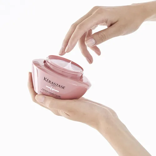 Vista 8 de Kerastase Chroma Absolu - Mascarilla para el cabello con relleno profundo antiporosidad Para cabello teñido dañado Fortalece e hidrata Con
