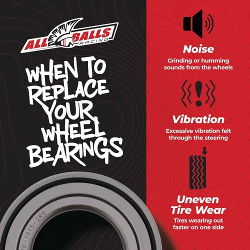 Vista 3 de All Balls Kit de rodamientos de rueda de carreras para Kawasaki KVF360B Prairie 2002-2018