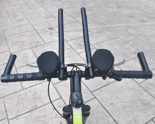 Vista 5 de UPANBIKE Manillar de bicicleta Reposo de bicicleta Manillar contrarreloj Ciclismo TT Bar Triatlón Aero Bar para bicicleta de carretera Bicicleta