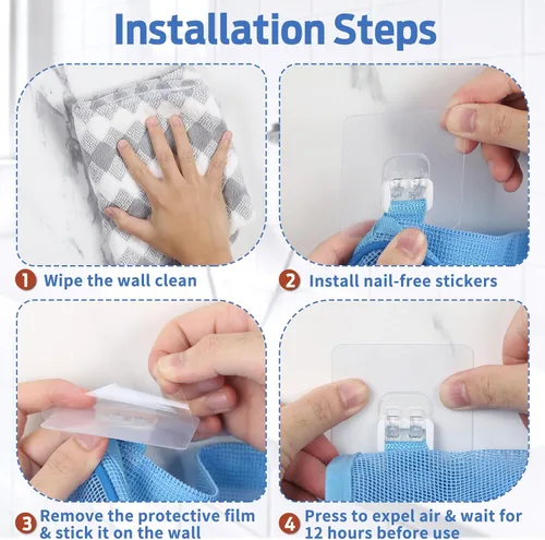 Vista 7 de Goowin Almacenamiento de juguetes de baño, soporte para juguetes de baño, organizador de juguetes de baño con aberturas grandes de 3 compartimentos