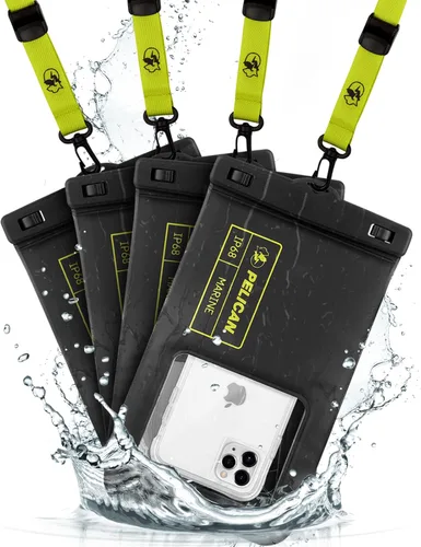 Vista 17 de Pelican Marine - Bolsa impermeable para teléfono IP68 con bolsillo de almacenamiento (grande) - Estuche impermeable flotante para teléfono