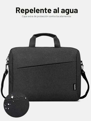 Vista 7 de Lenovo Bolsa para portátil T210, bolsa de hombro tipo mensajero para portátil o tableta, tela elegante, duradera y repelente al agua