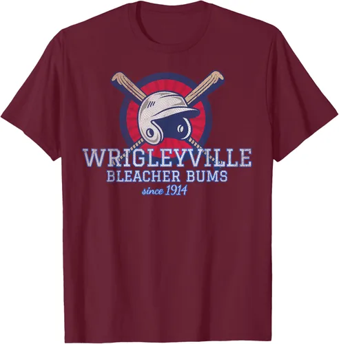 Vista 10 de Wrigleyville Bleacher Bums - Camiseta de béisbol divertida