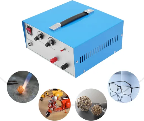 Vista 10 de Máquina automática de soldadura por puntos CNC, máquina de soldadura de mano portátil para metal, kits de soldador de joyas permanentes de 110 V/60