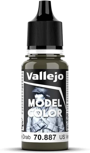 Vista 19 de Vallejo - Pintura color rojo amaranto, 0.6 fl oz