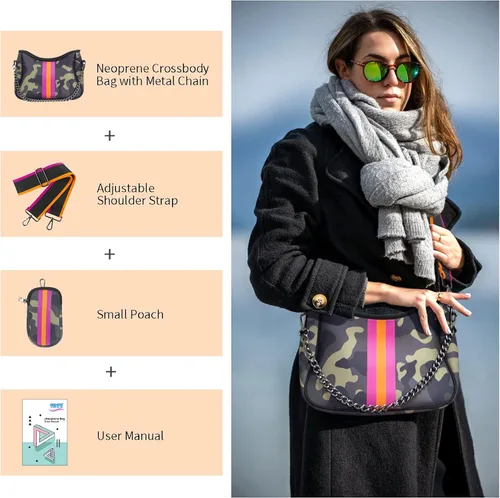 Vista 7 de IBEE - Bolsos cruzados para mujer bolsa cruzada para mujer bolsa cruzada
