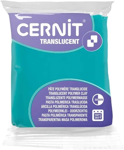 Vista 10 de CERNIT Arcilla transparente 1.98 oz, ámbar, 2.8 x 2.2 x 0.6 in
