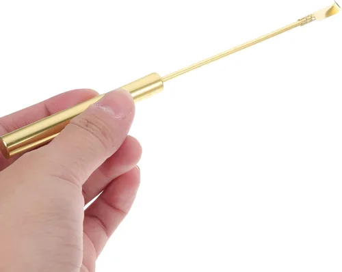 Vista 6 de VOSAREA Reloj de pared unisex con péndulo, dorado, pantalla analógica, 12 pulgadas de diámetro