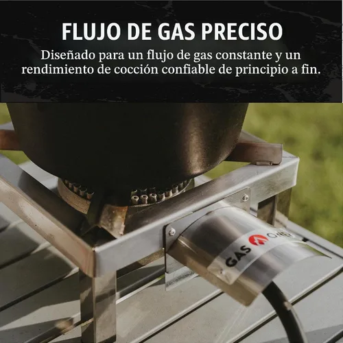 Vista 5 de GAS ONE cabeza de hornalla de alta presión de hierro colado con orificio de metal