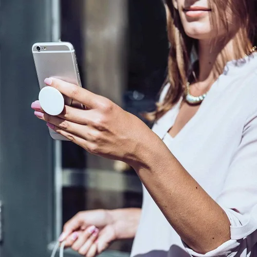 Vista 4 de PopSockets: Agarre para teléfono con soporte expandible, Pop Socket para teléfono - Color Burst Gloss