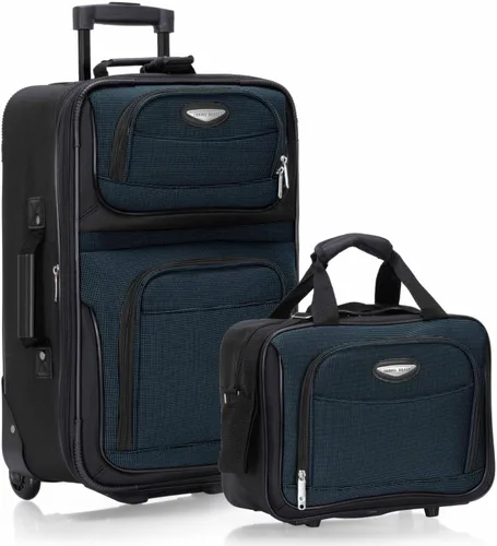 Vista 53 de Travel Select Amsterdam - Equipaje vertical y expansible con ruedas, marino